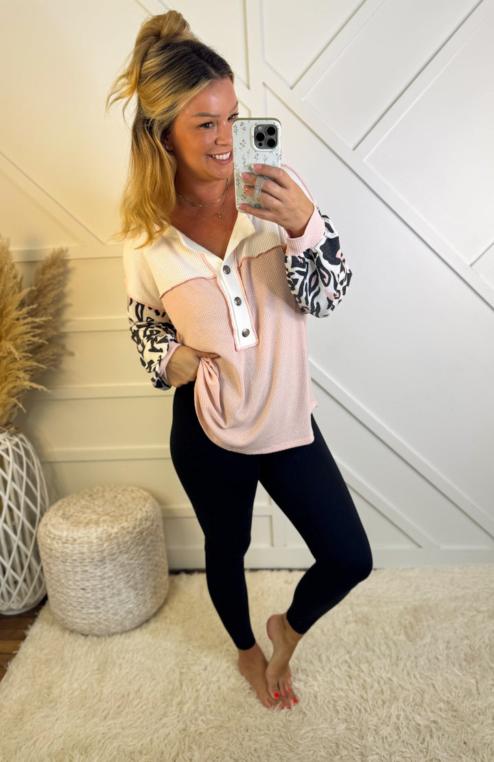 Jaclyn Animal Print Top