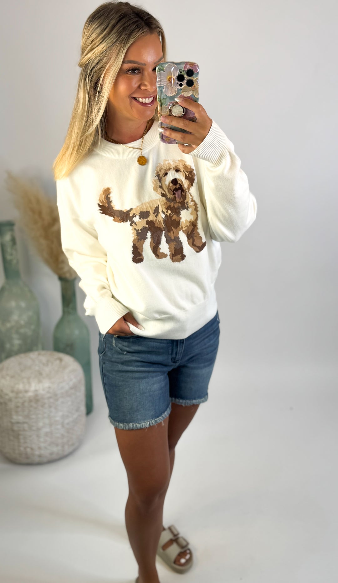 Puppy Love Knit Sweater