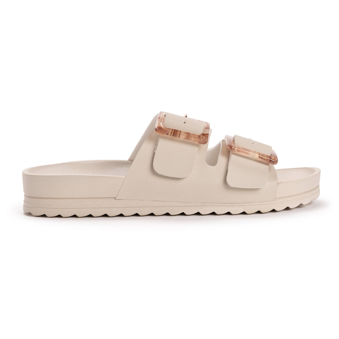*Preorder* Muk Luks Women's Grand Cayman Sandal: Stone - Ship ETA 6/10
