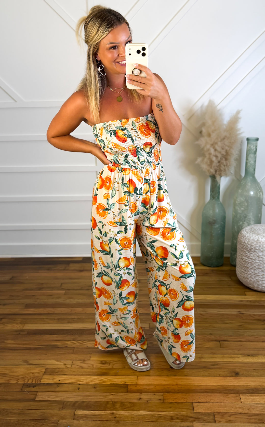 Orange Blossom Escape Jumpsuit