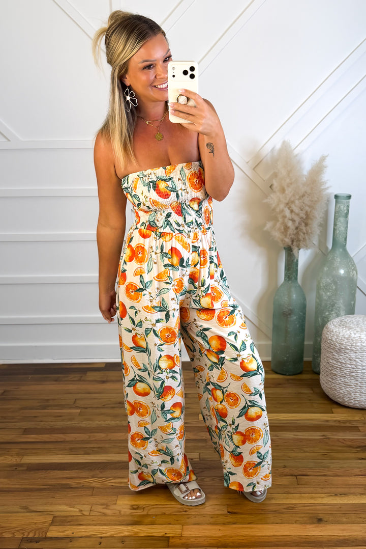 Orange Blossom Escape Jumpsuit