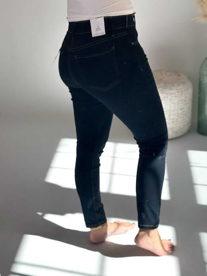 ⭐Door Buster⭐ Missy Basic Skinny Jean with Elastic Waistband Tummy Control