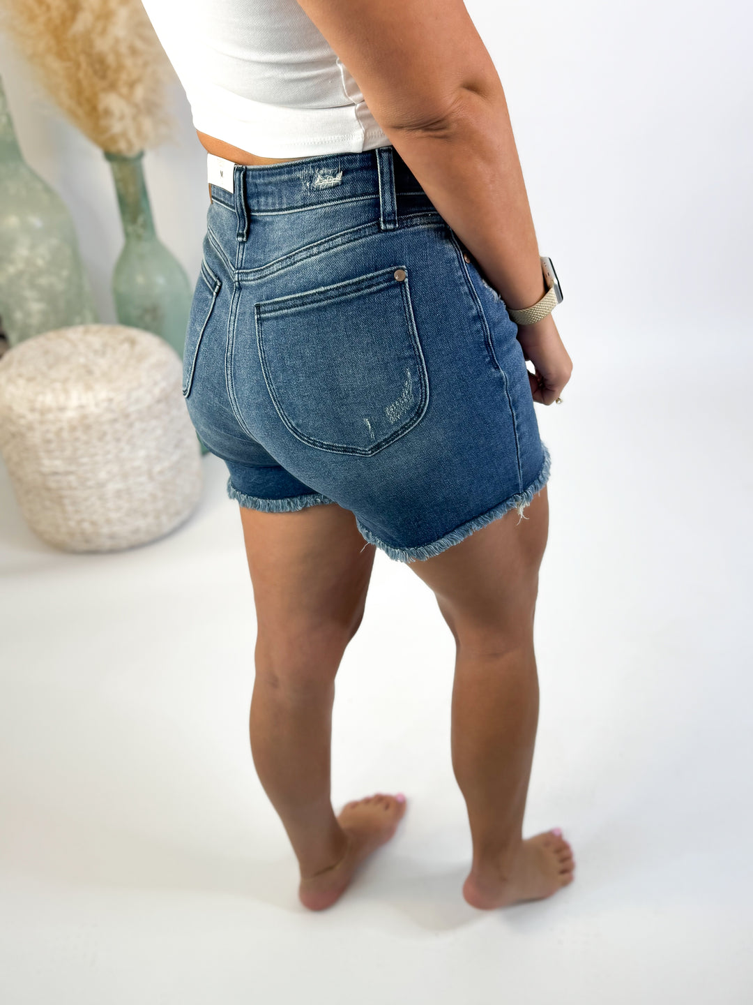 Judy Blue See To Believe It V-Front Shorts