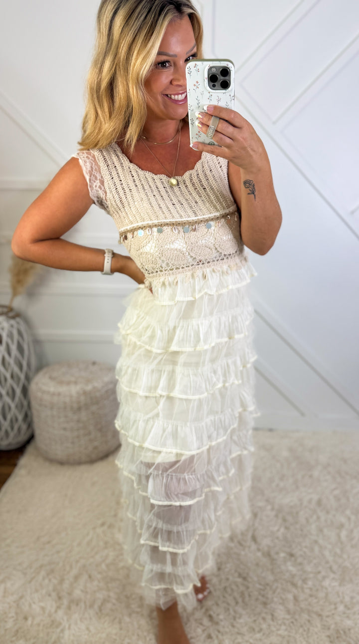 Sea Whisper Maxi Dress
