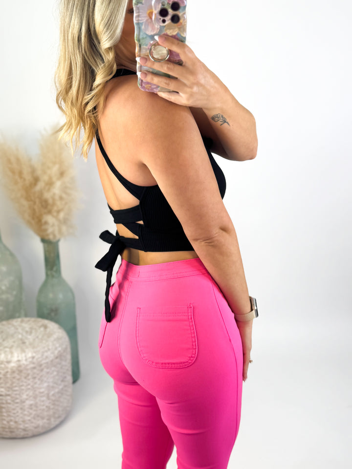 *Preorder* Crossfire Ribbed Crop