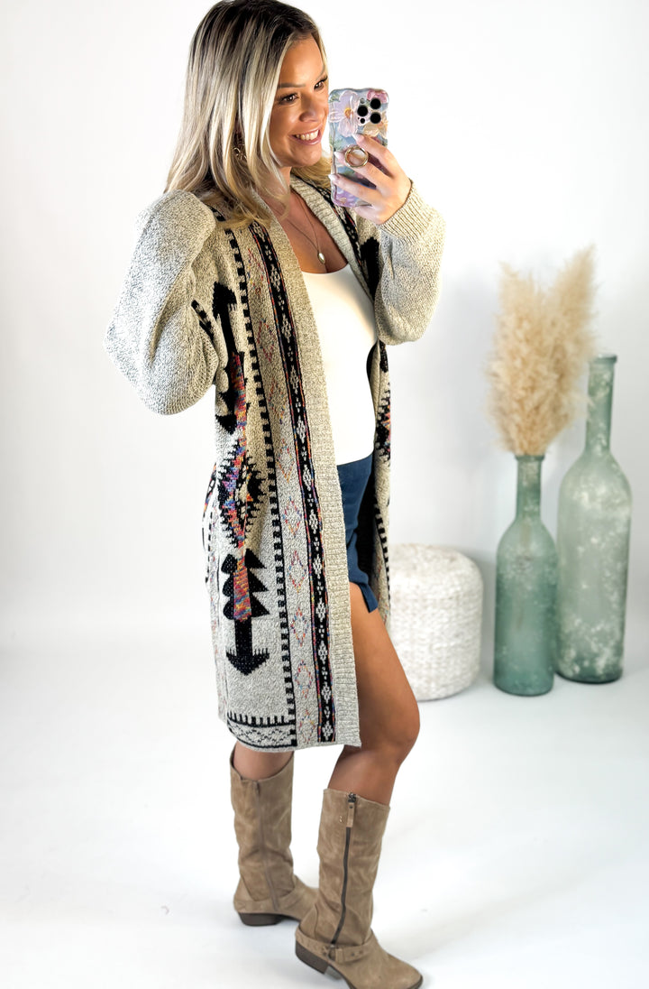 Wander the West Duster Cardigan
