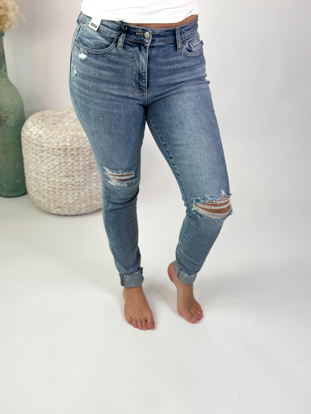 Everyday Edge Skinny Jeans by Judy Blue
