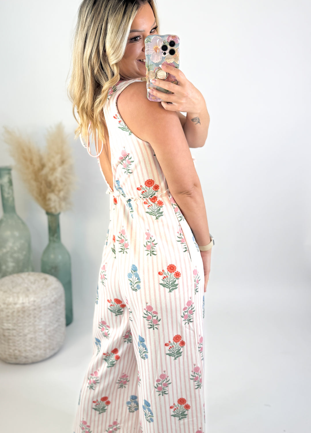 Blush Garden Stroll Jumpsuit