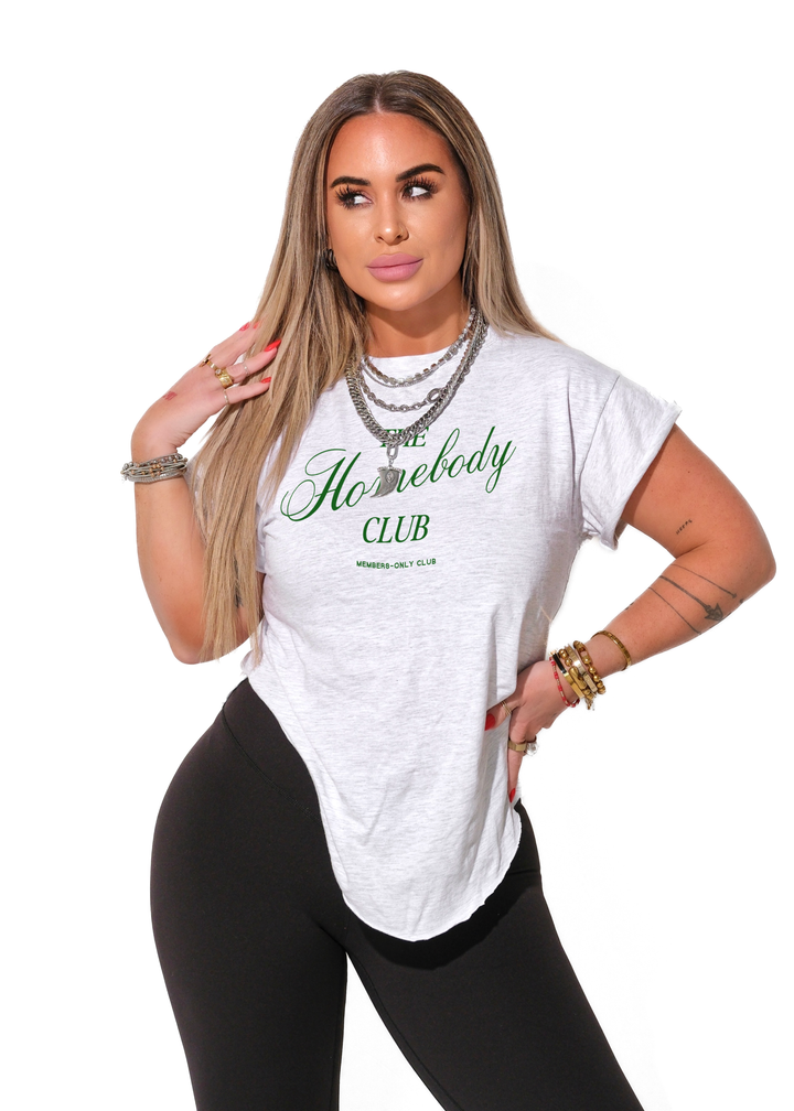 The Homebody Club Side Slit Tee