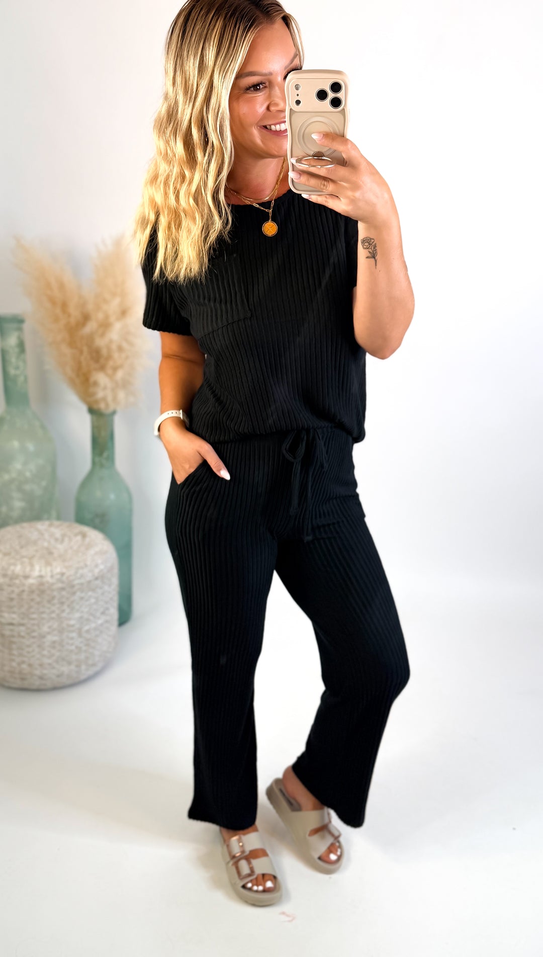 Easy Days Ribbed Lounge Set