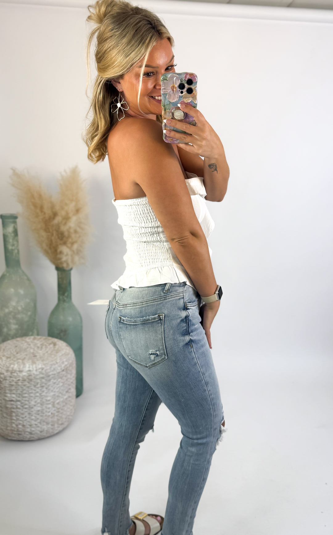 Sweet Talk Ruffle Corset Top