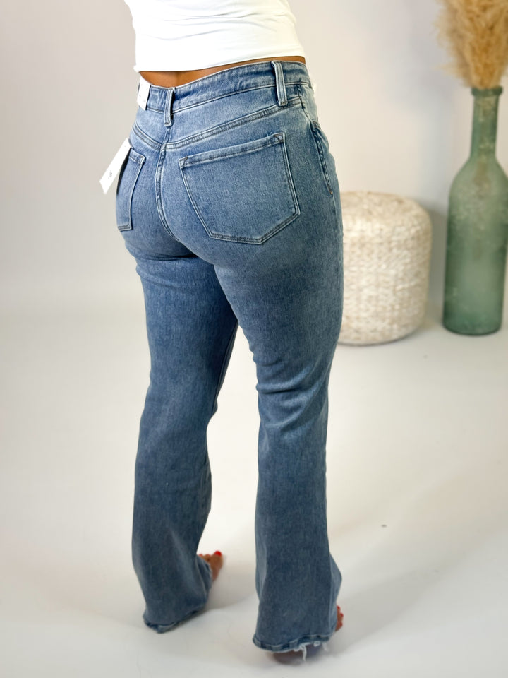 Skyler High Rise Boot Cut Jeans by Vervet