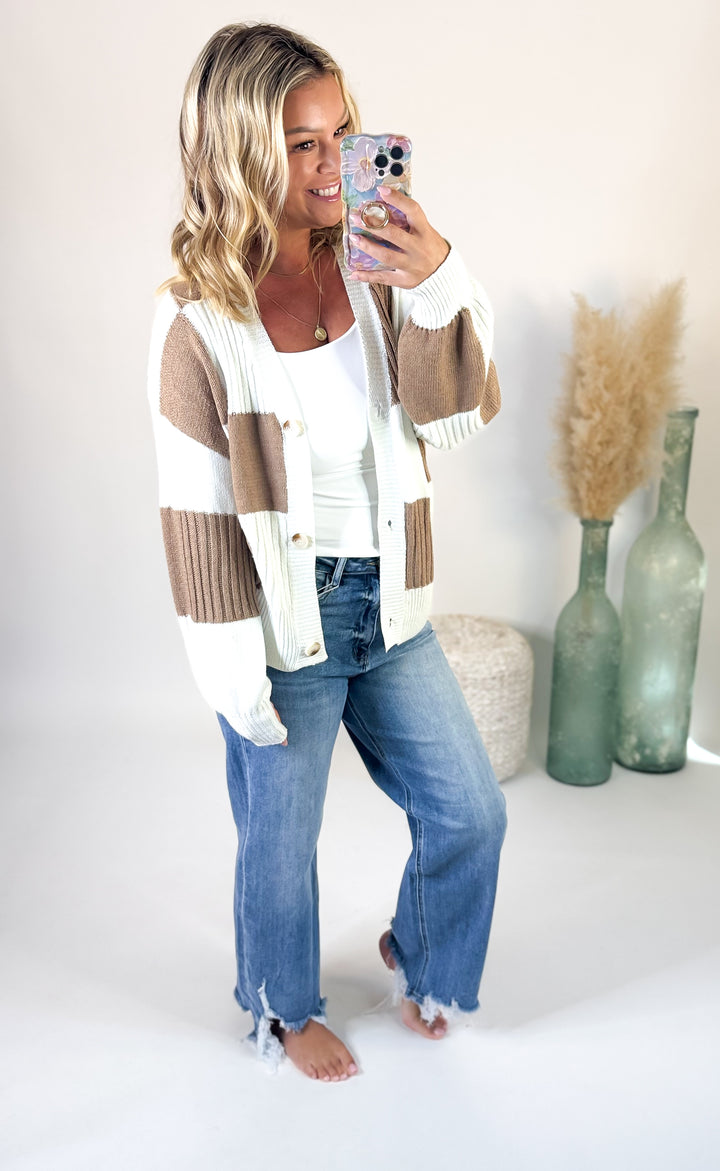Sandstone Stripes Cardigan