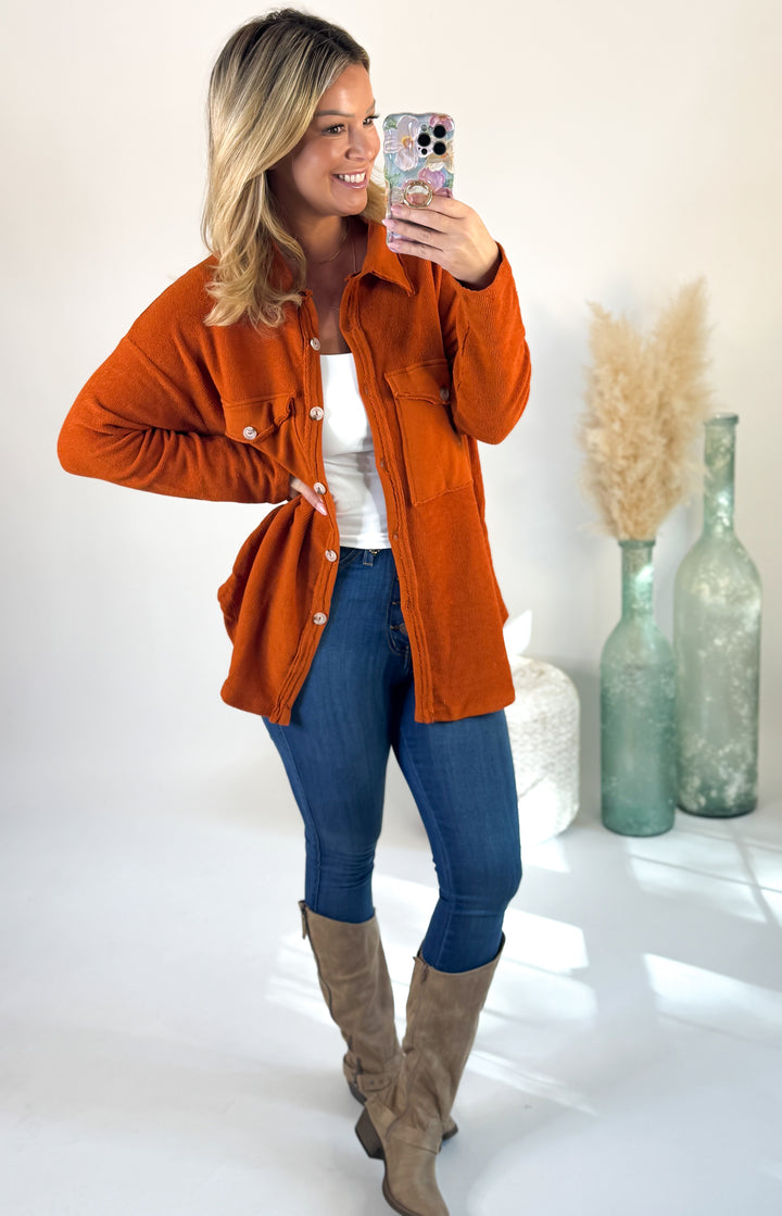 Cozy Ember Shacket