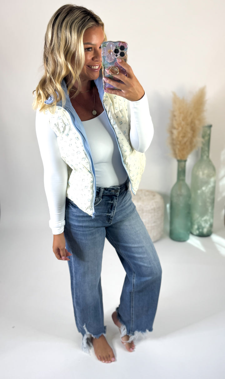 Bluebell Breeze Puffer Vest