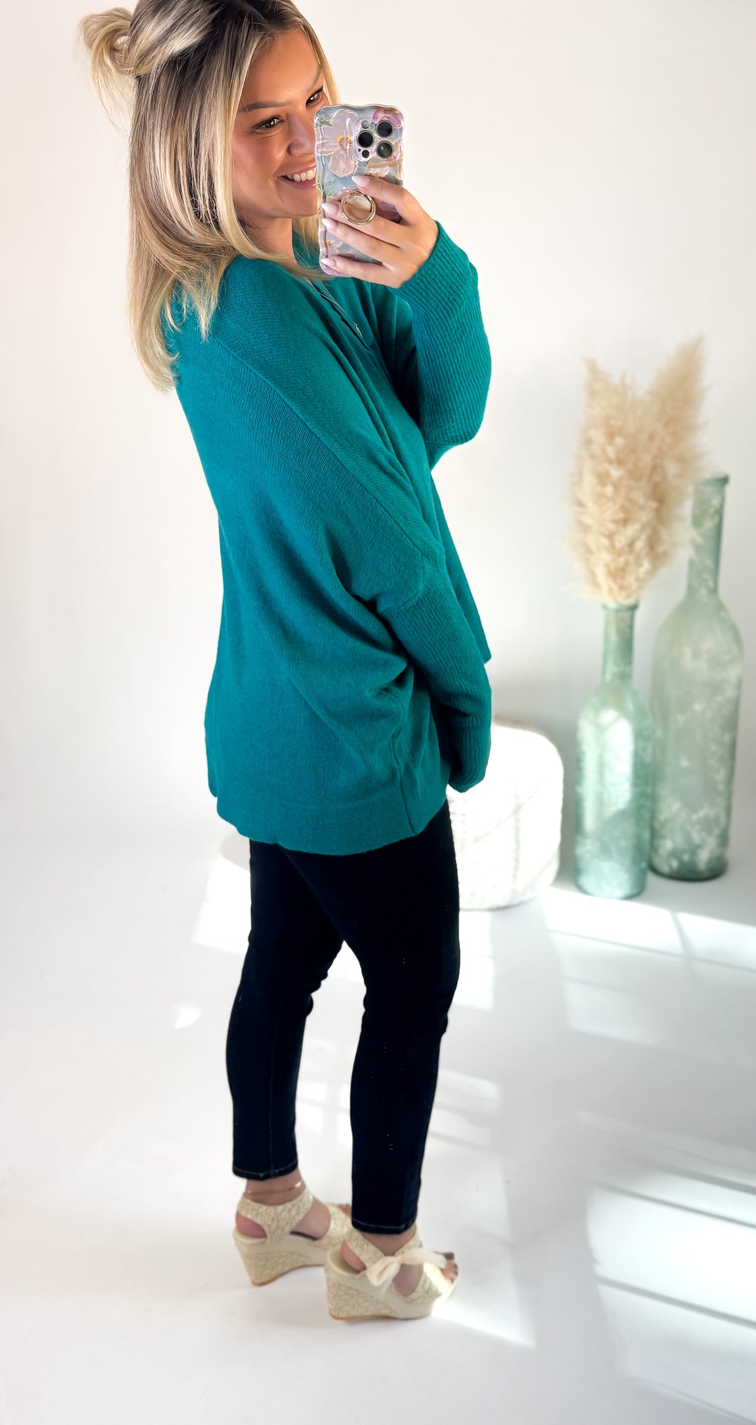 Evergreen Cozy Sweater