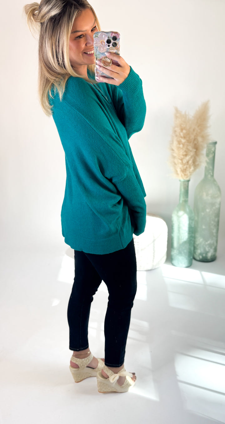 Evergreen Cozy Sweater