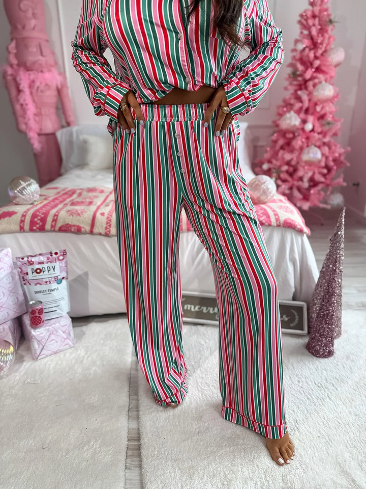 Birdie Sleepy Chic PJ Set in Everberry Lane