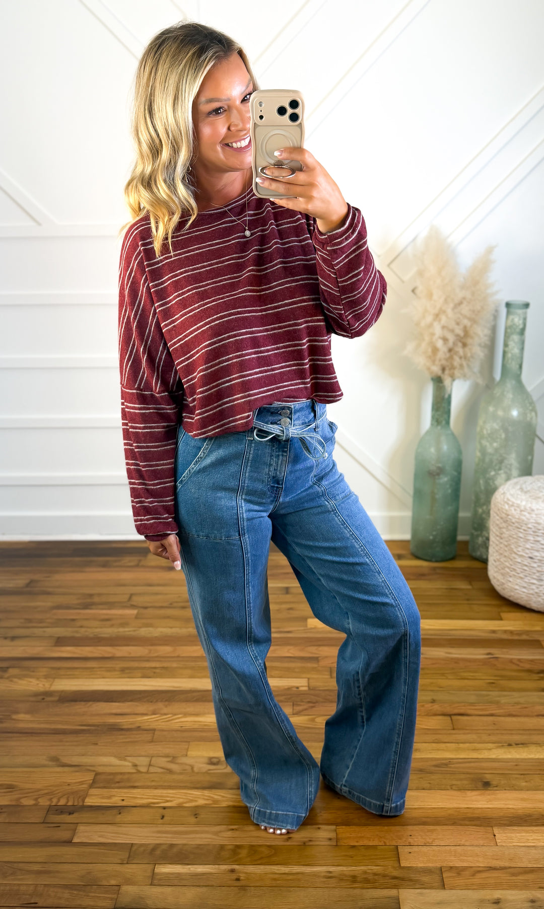 Fireside Stripe Top
