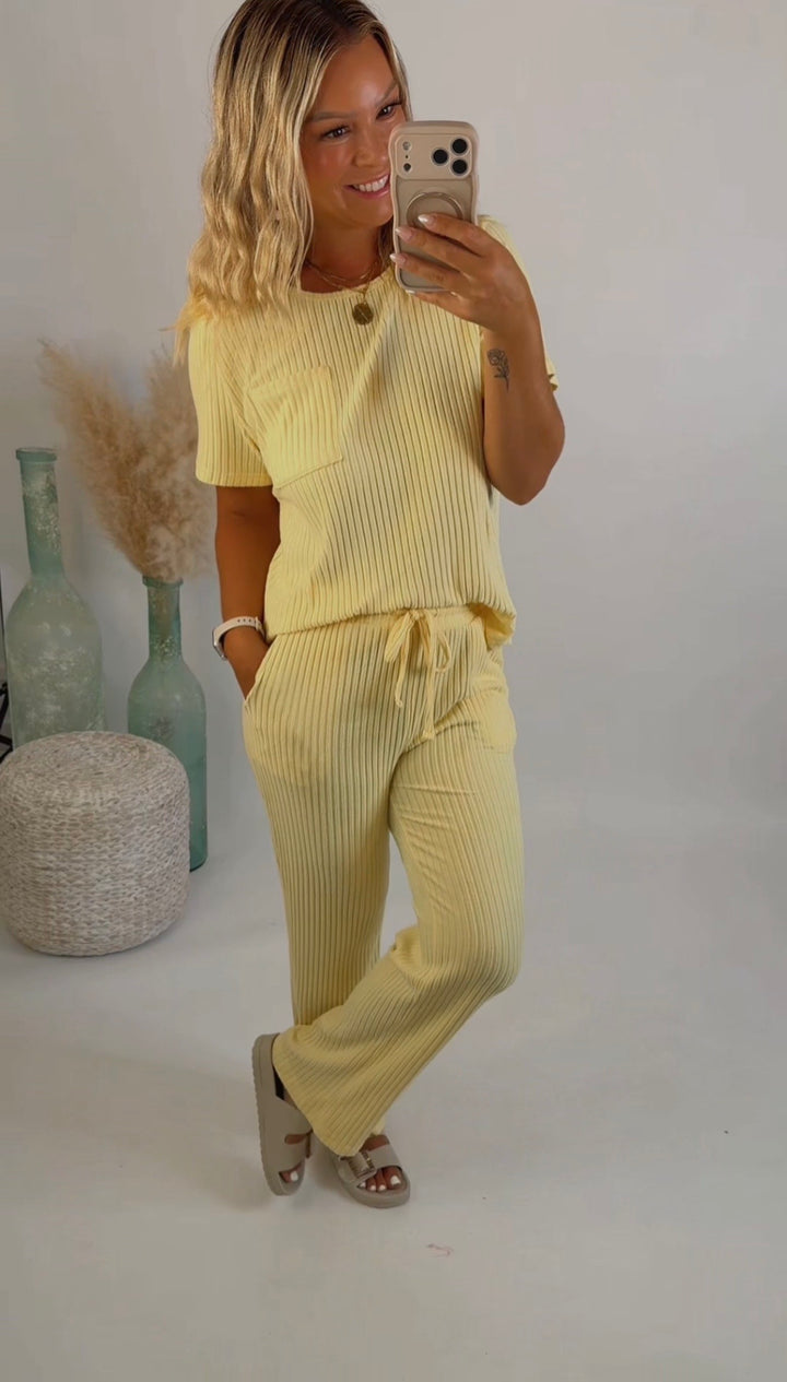 Easy Days Ribbed Lounge Set