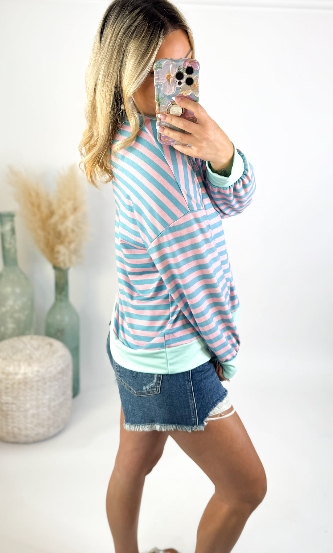 Cotton Candy Coast Pullover