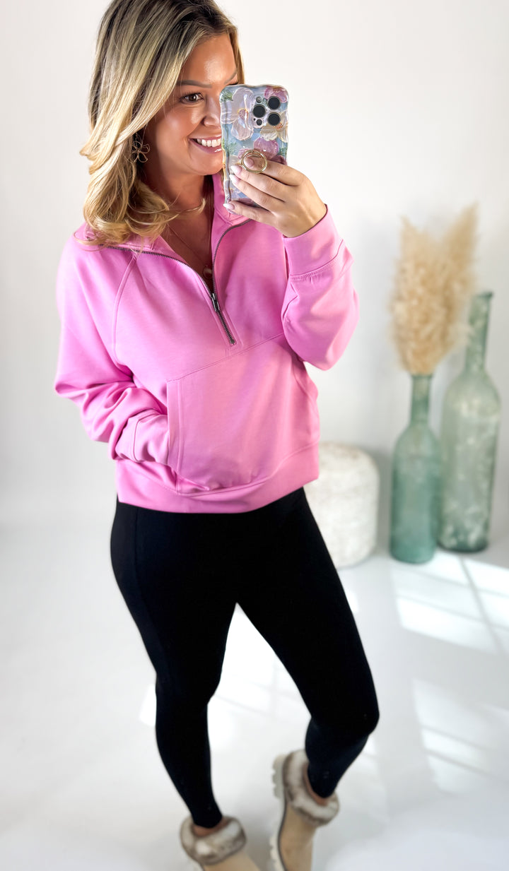 ⭐Door Buster⭐ Bubble Gum Scuba Zip Pullover