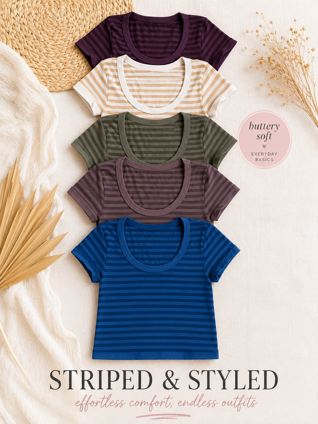 Rowan Stripe Tee