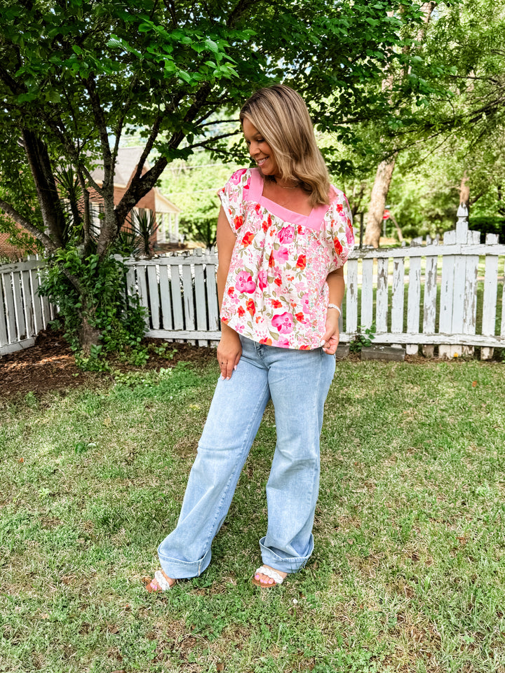 Hold Me High Tummy Control Risen Jeans