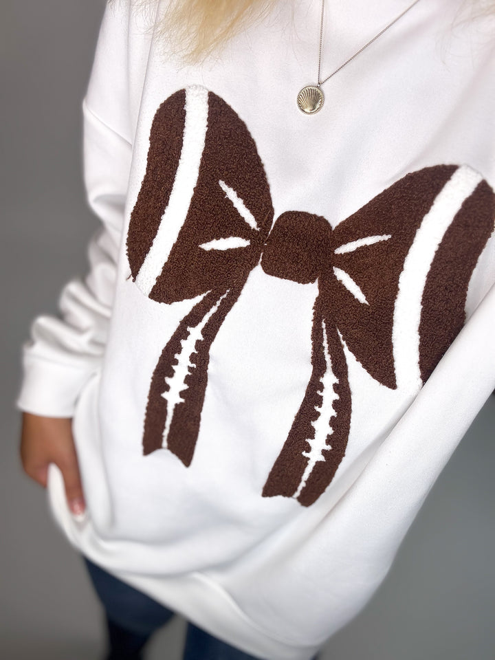 Game Day Bow Sweatshirt