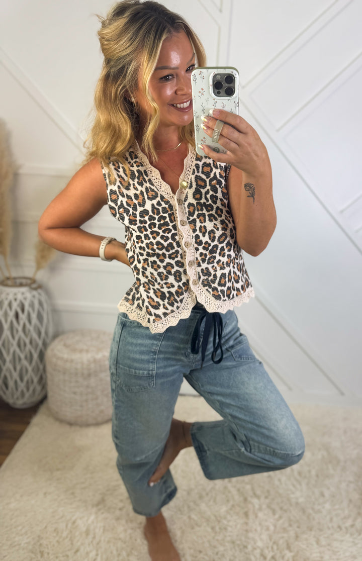 Fierce & Flirty Knit Sweater Top