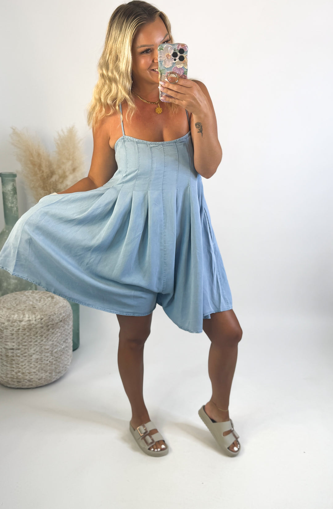 Blue Skies Ahead Romper