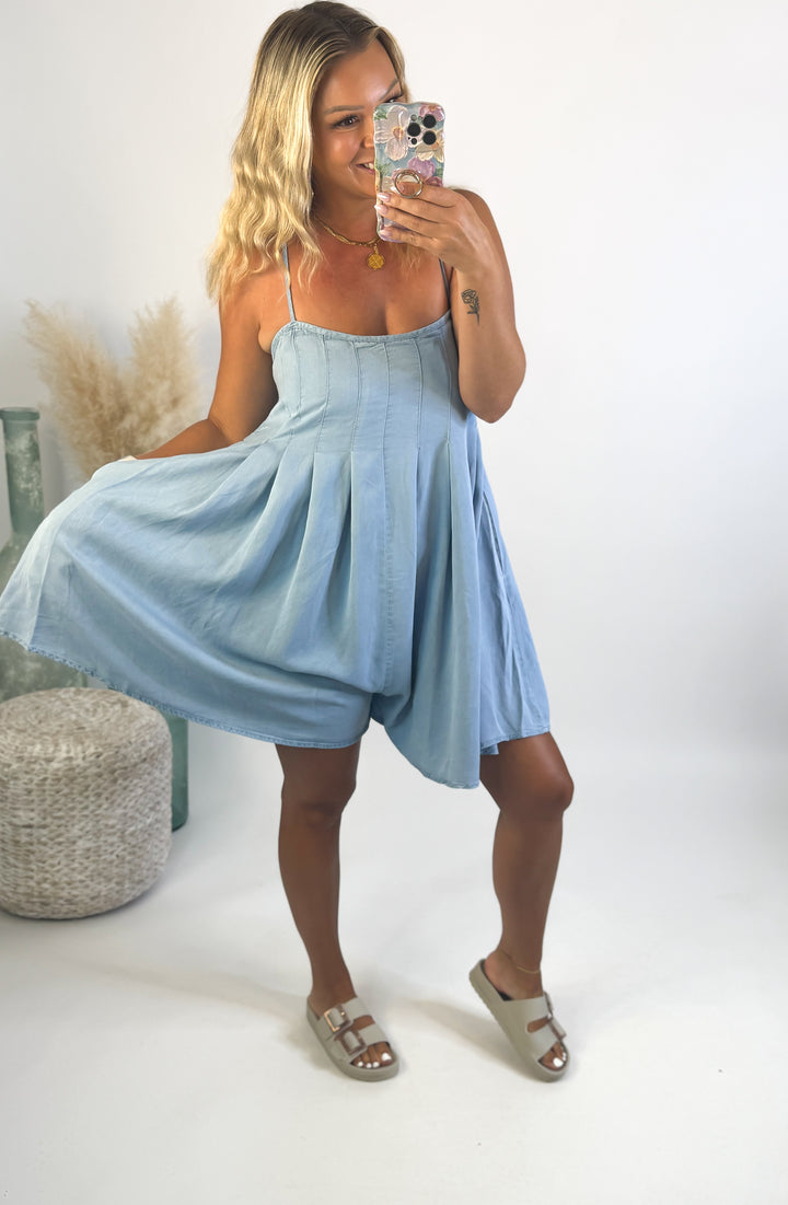 Blue Skies Ahead Romper