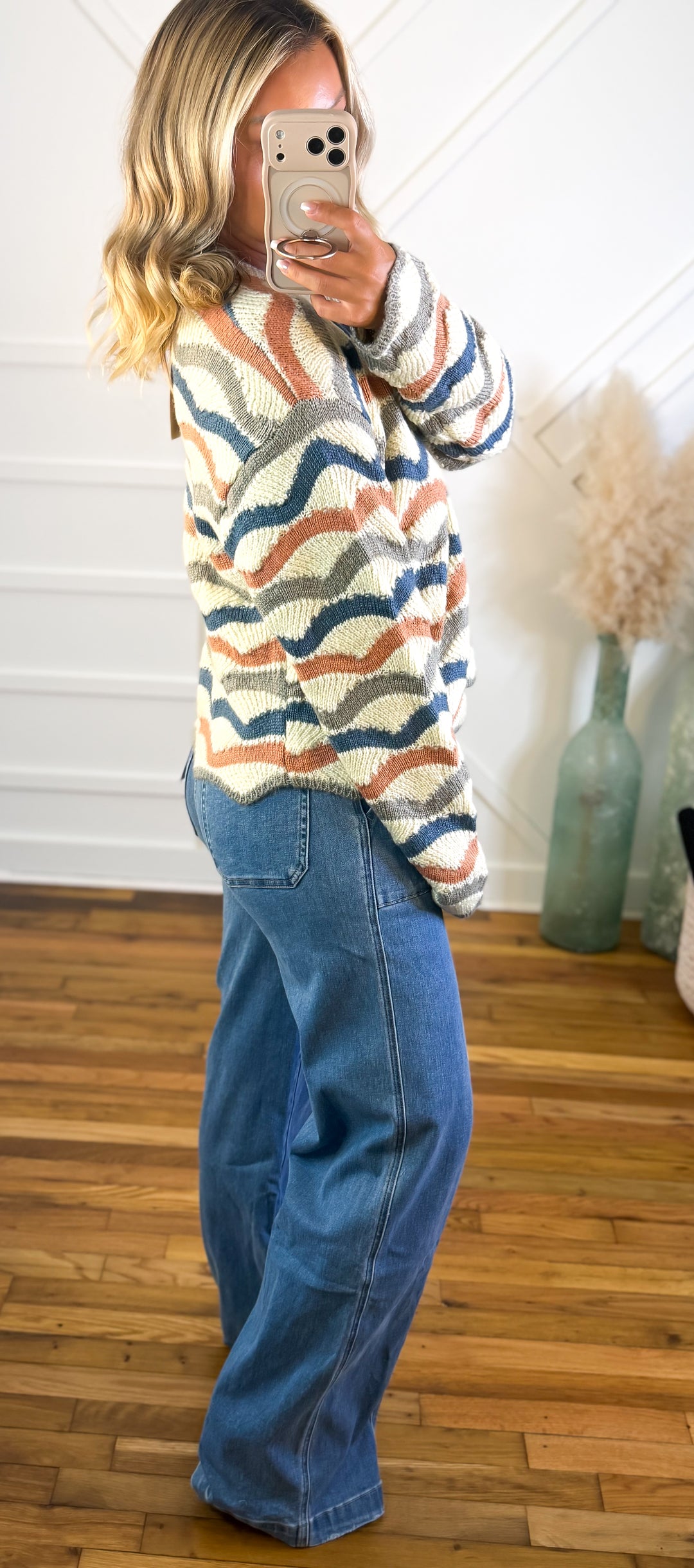 Canyon Waves Sweater