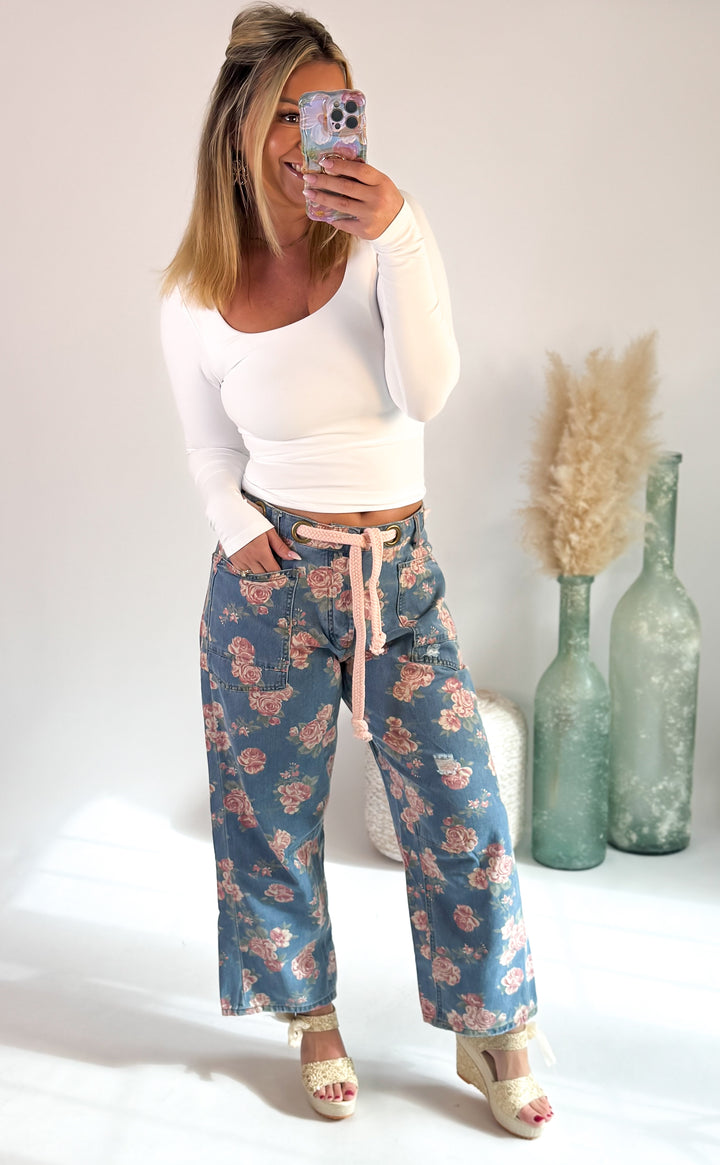 Rosewood Wide Leg Jeans