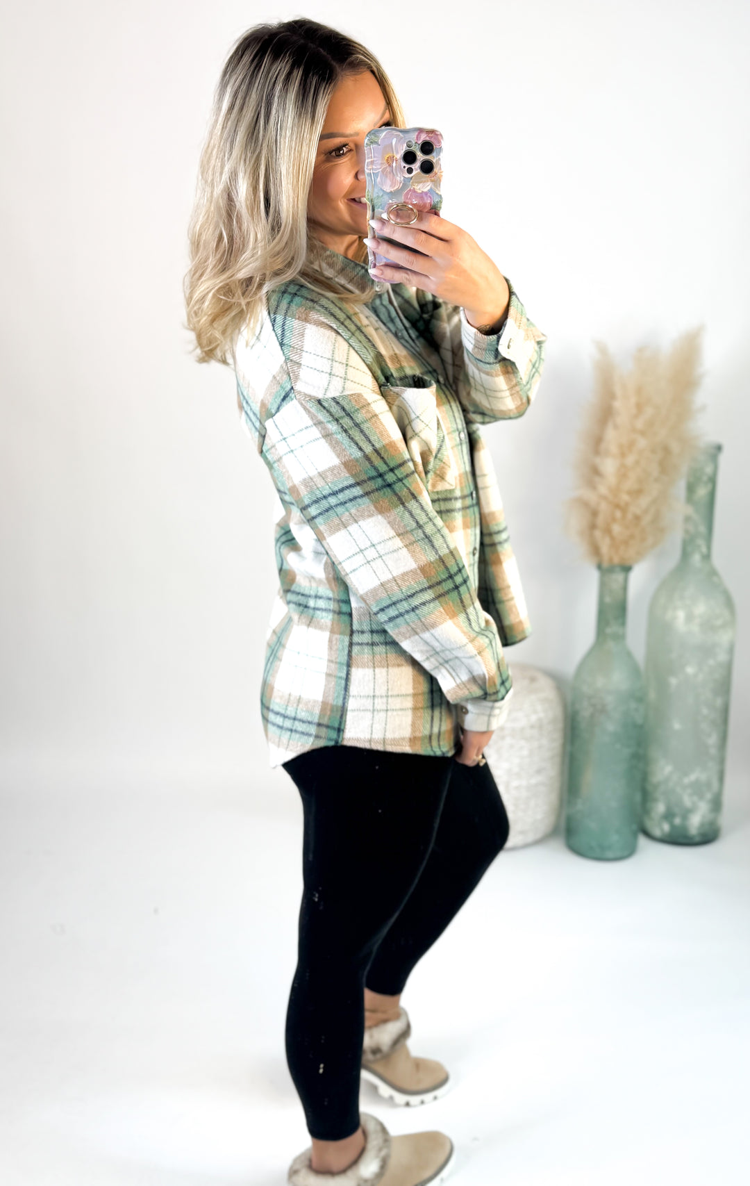 Evergreen Escape Plaid Shacket