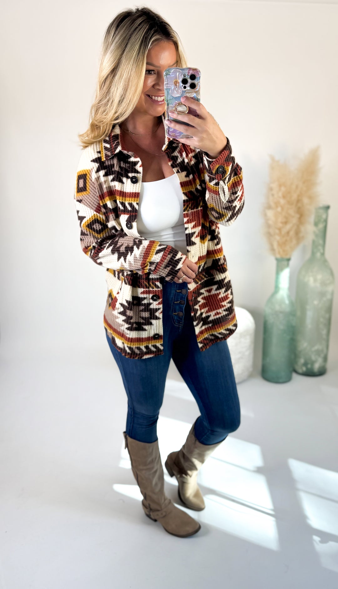 Western Ember Shacket