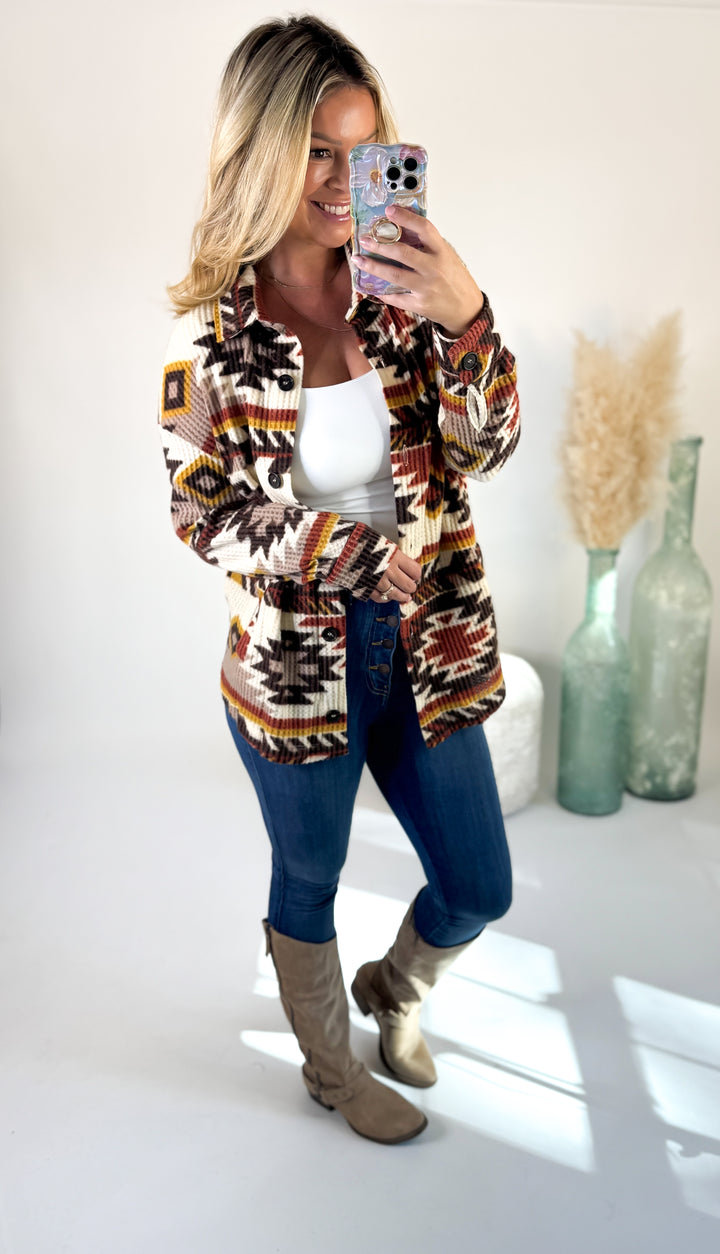 Western Ember Shacket