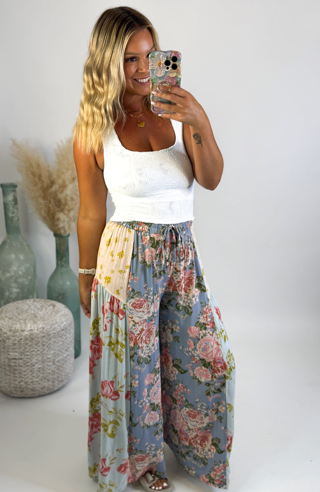 Secret Garden Palazzo Pants