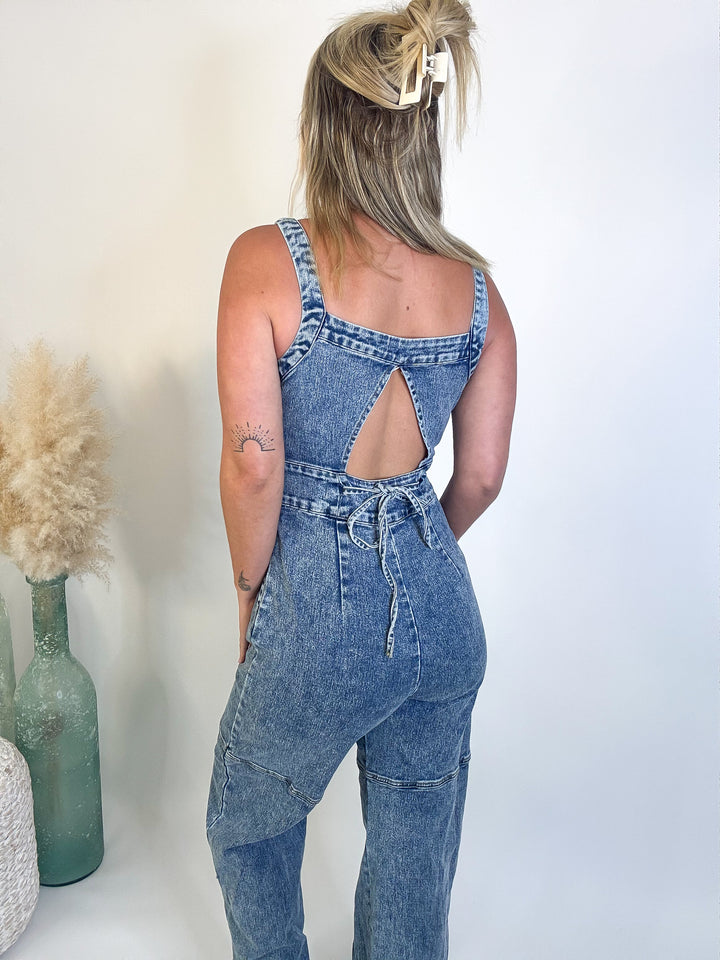 *Preorder* Denim Daydream Jumpsuit - ETA 6/30