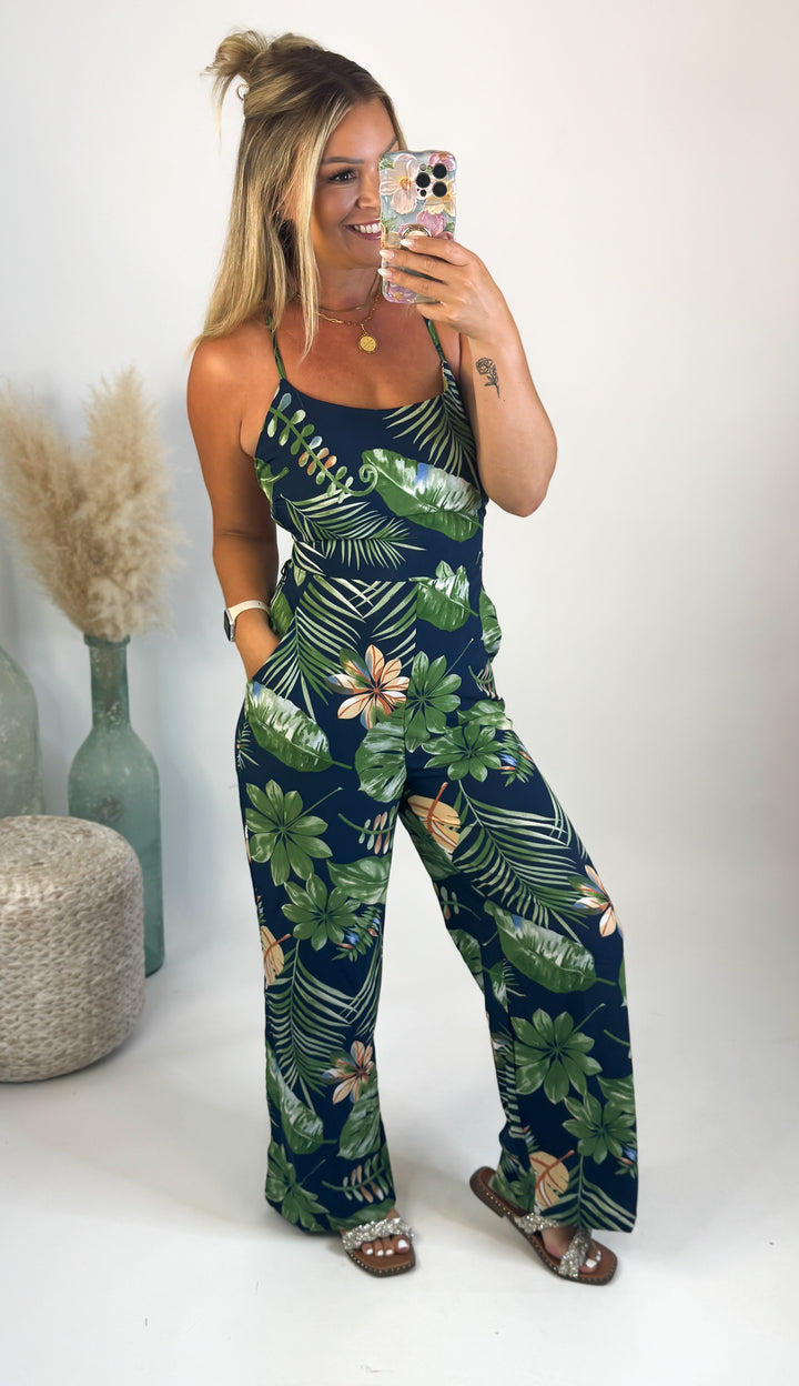 Island Escape Tropical Jumpsuit