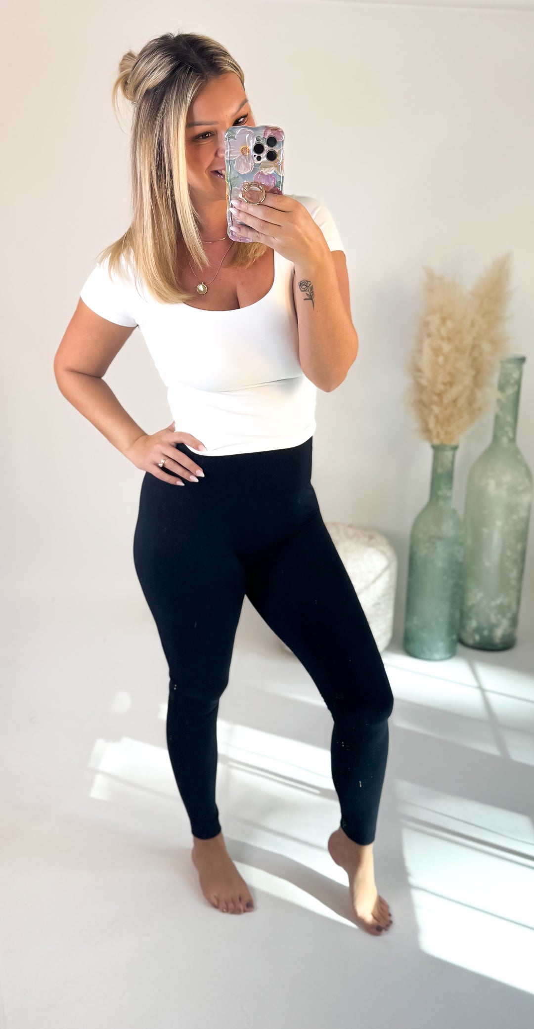 ⭐Door Buster⭐ Fleece Leggings Black/Navy/Burgundy/Charcoal