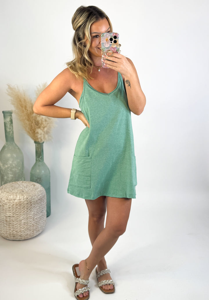 Main Character Romper Dress