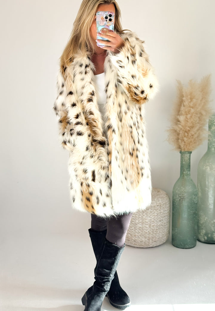 Leopard Frost Coat