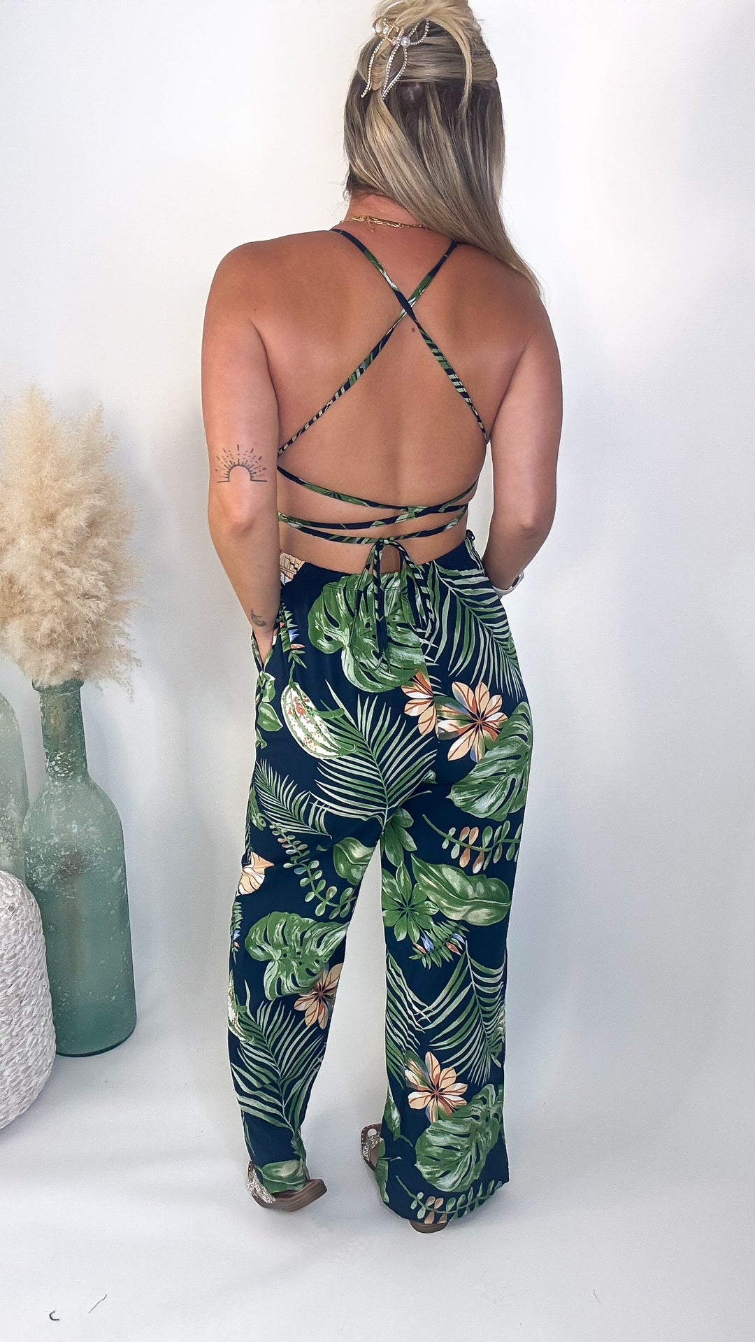 Island Escape Tropical Jumpsuit