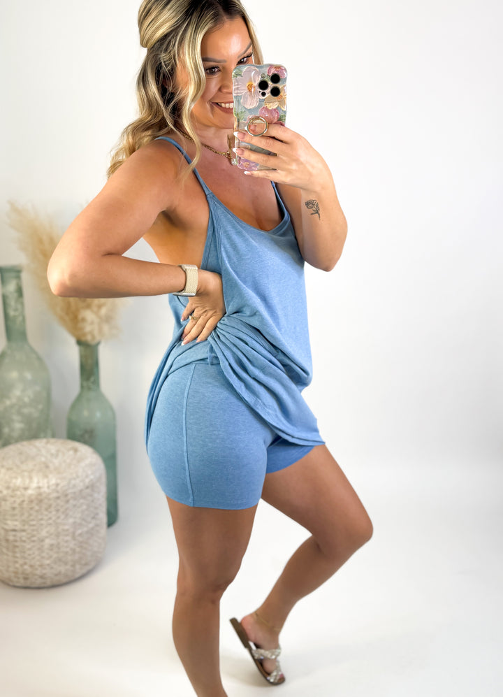 Main Character Romper Dress