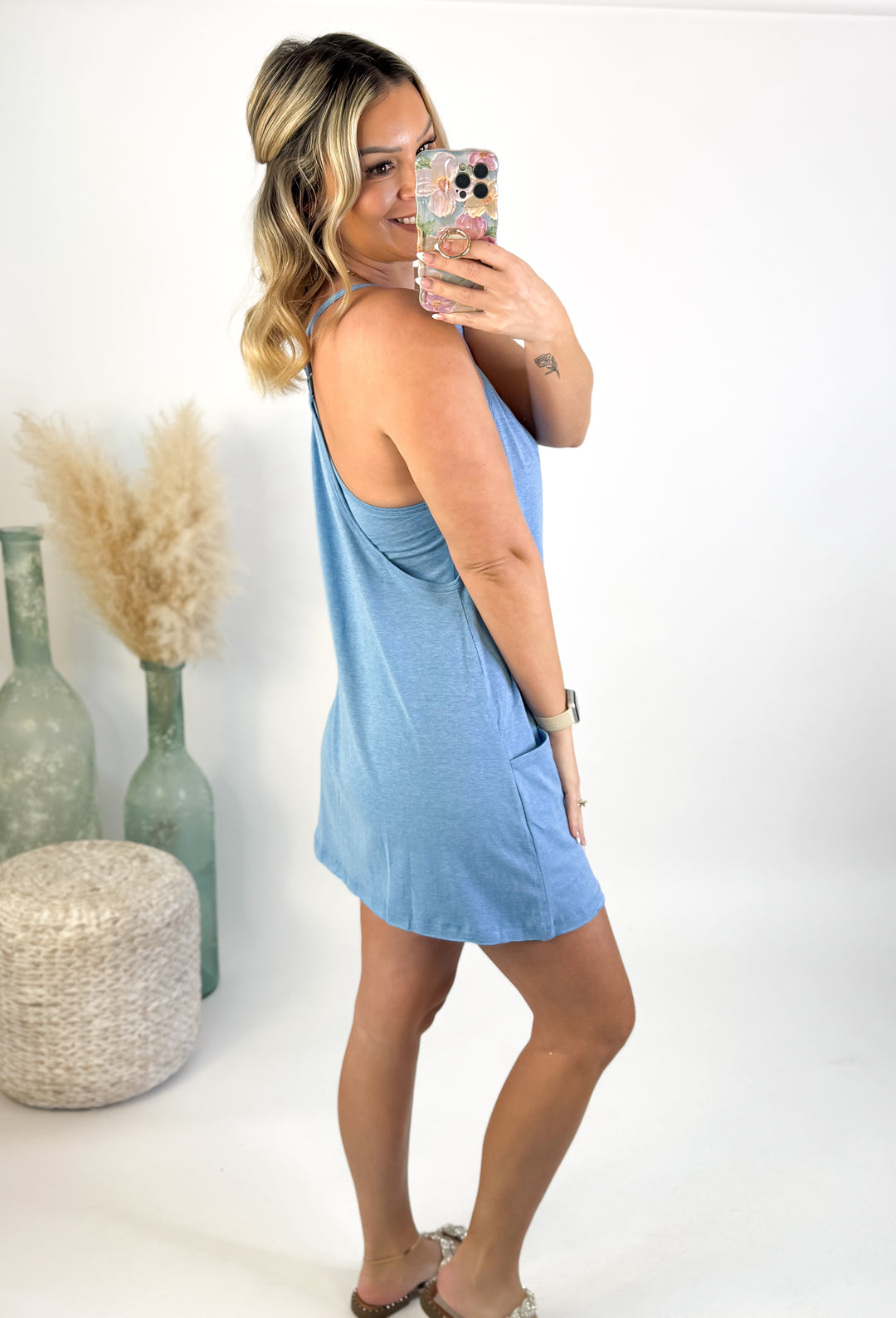 Main Character Romper Dress
