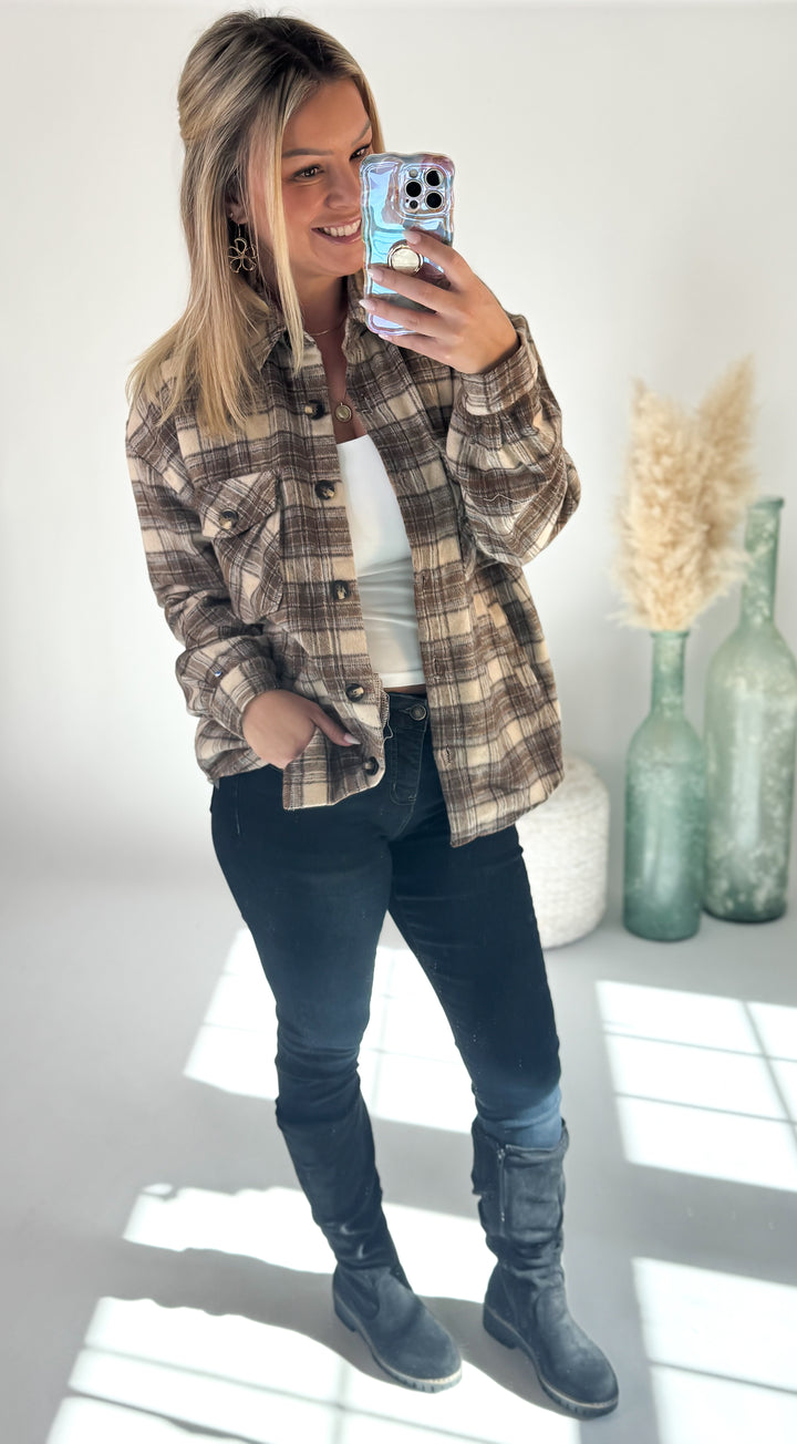 ⭐Door Buster⭐ Cozy Cabin Plaid Shacket