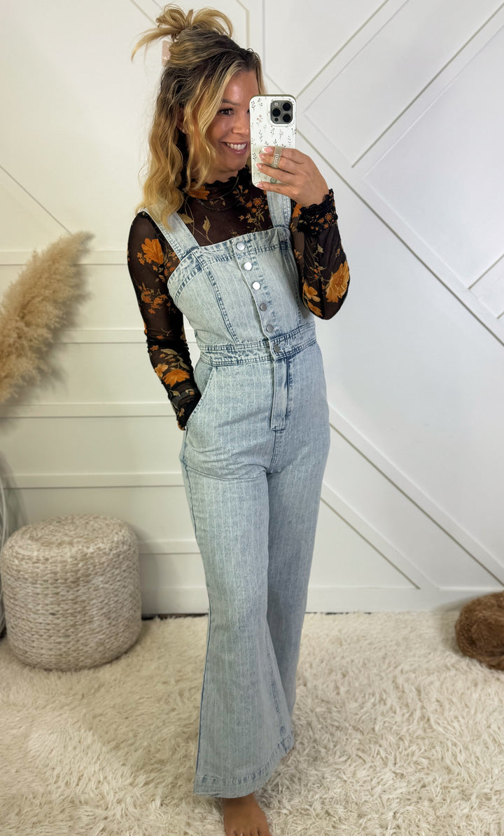 Sunday Stroll Denim Jumpsuit