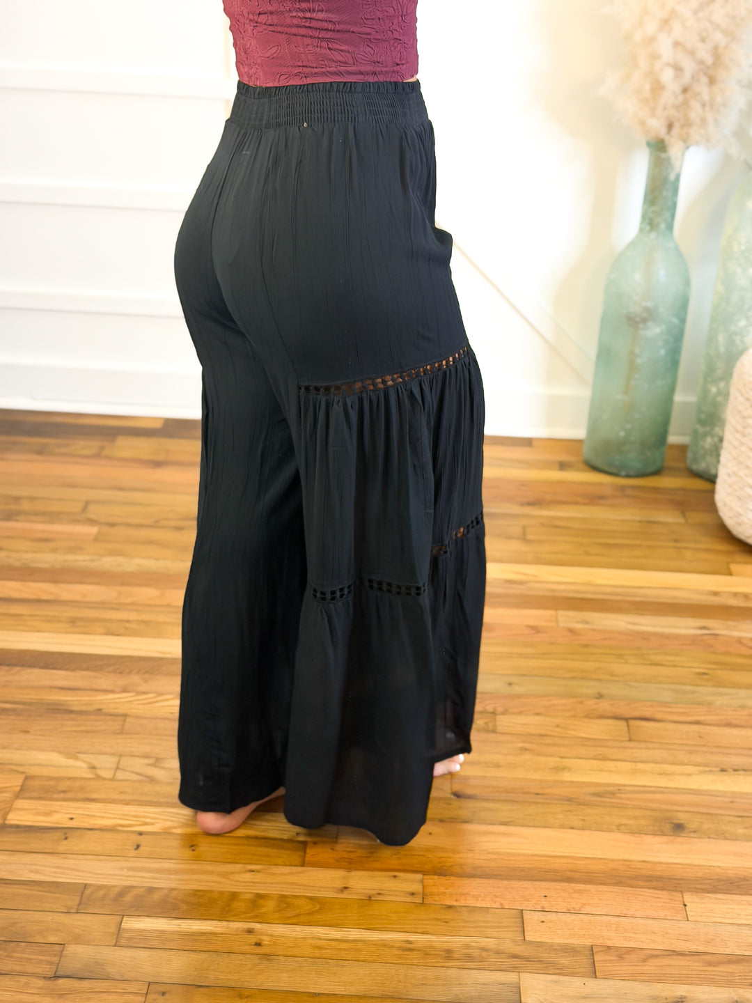 Moonlit Breeze Tiered Palazzo Pants.
