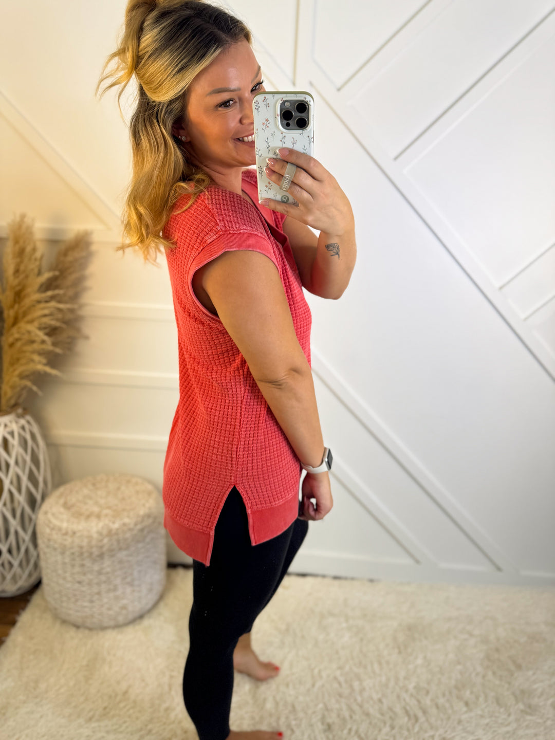 Glazed Cherry Knit Top